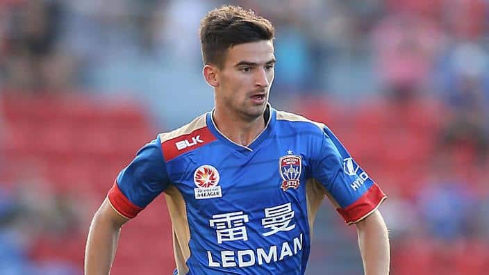 Steven Ugarkovic in action against Brisbane (Getty Images)