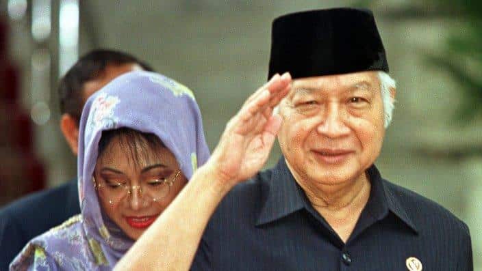 Former Indonesian President Suharto