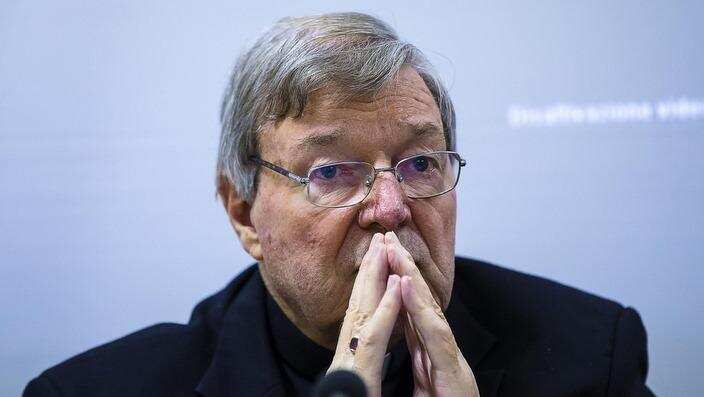 Australian Cardinal and Vatican's Prefect of the Secretariat for the Economy, George Pell, at the Vatican (AAP)
