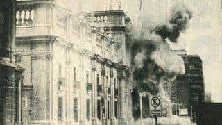 Bombardeo al Palacio de la Moneda el 11 de Septiembre de 1973