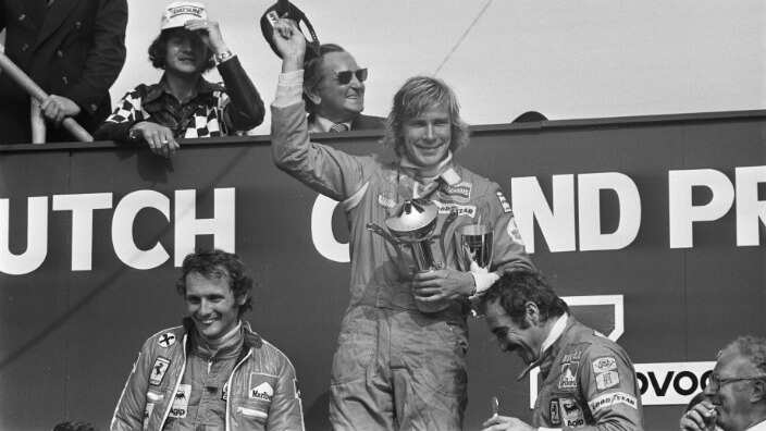Podium Dutch Gand Prix 1975
