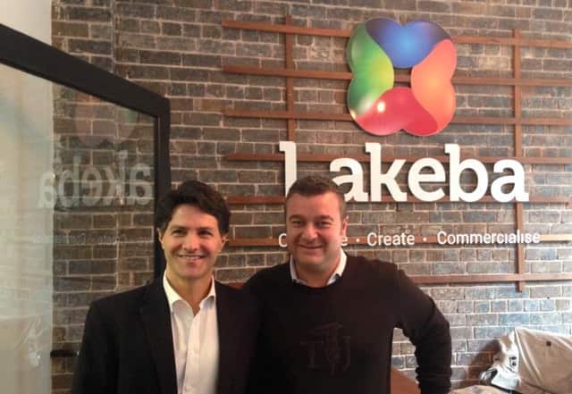 Con il ministro per l'innovazione del NSW, Victor Dominello