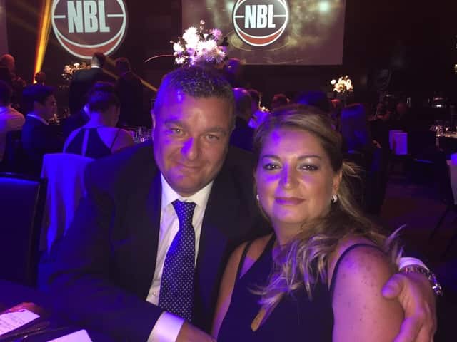 Giuseppe Porcelli con la moglie