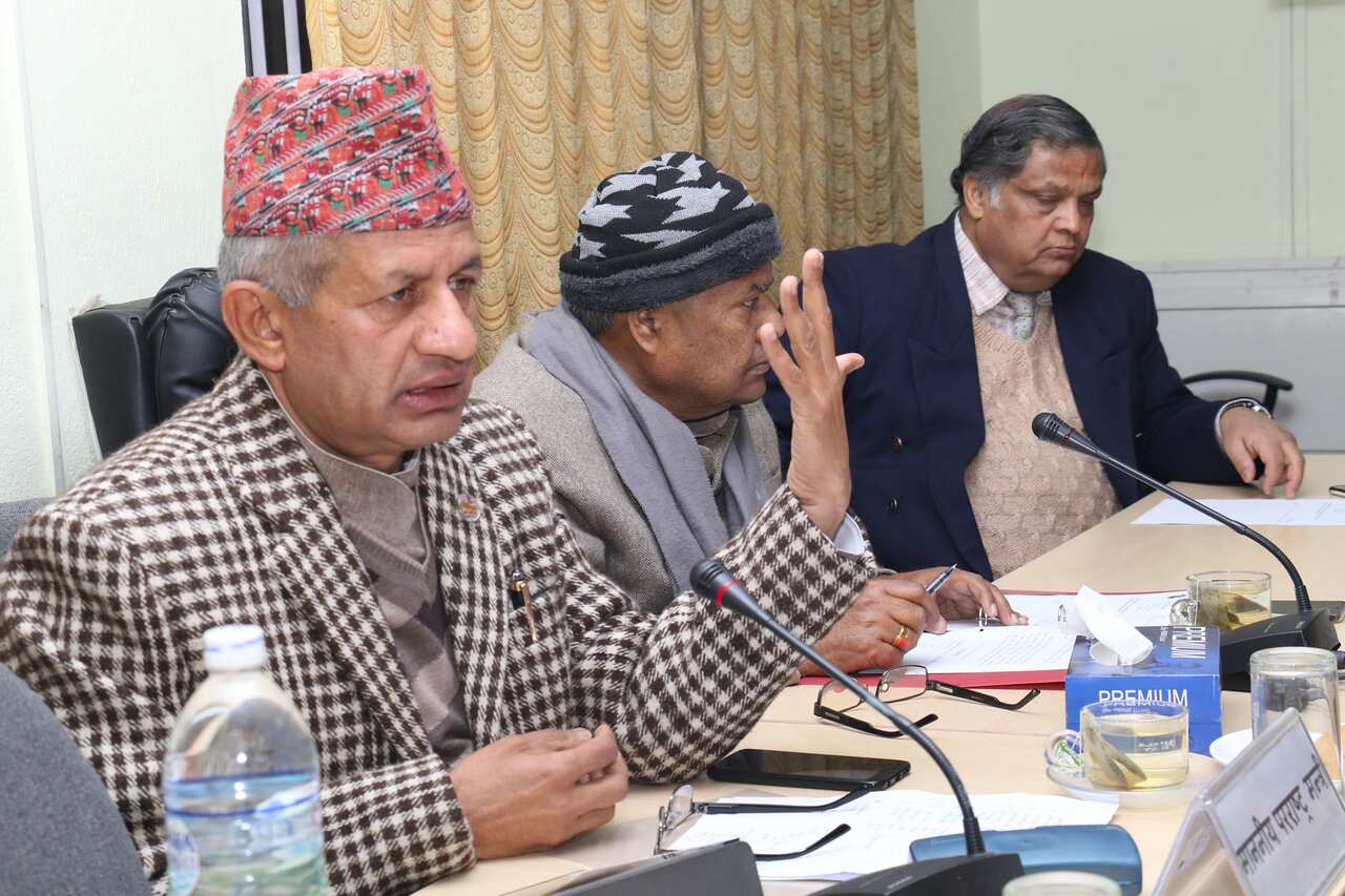 Nepal's foreign minister Mr Pradeep Gyawali.