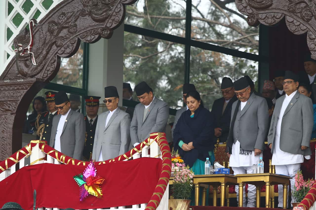 Democracy day observed in Kathmandu.