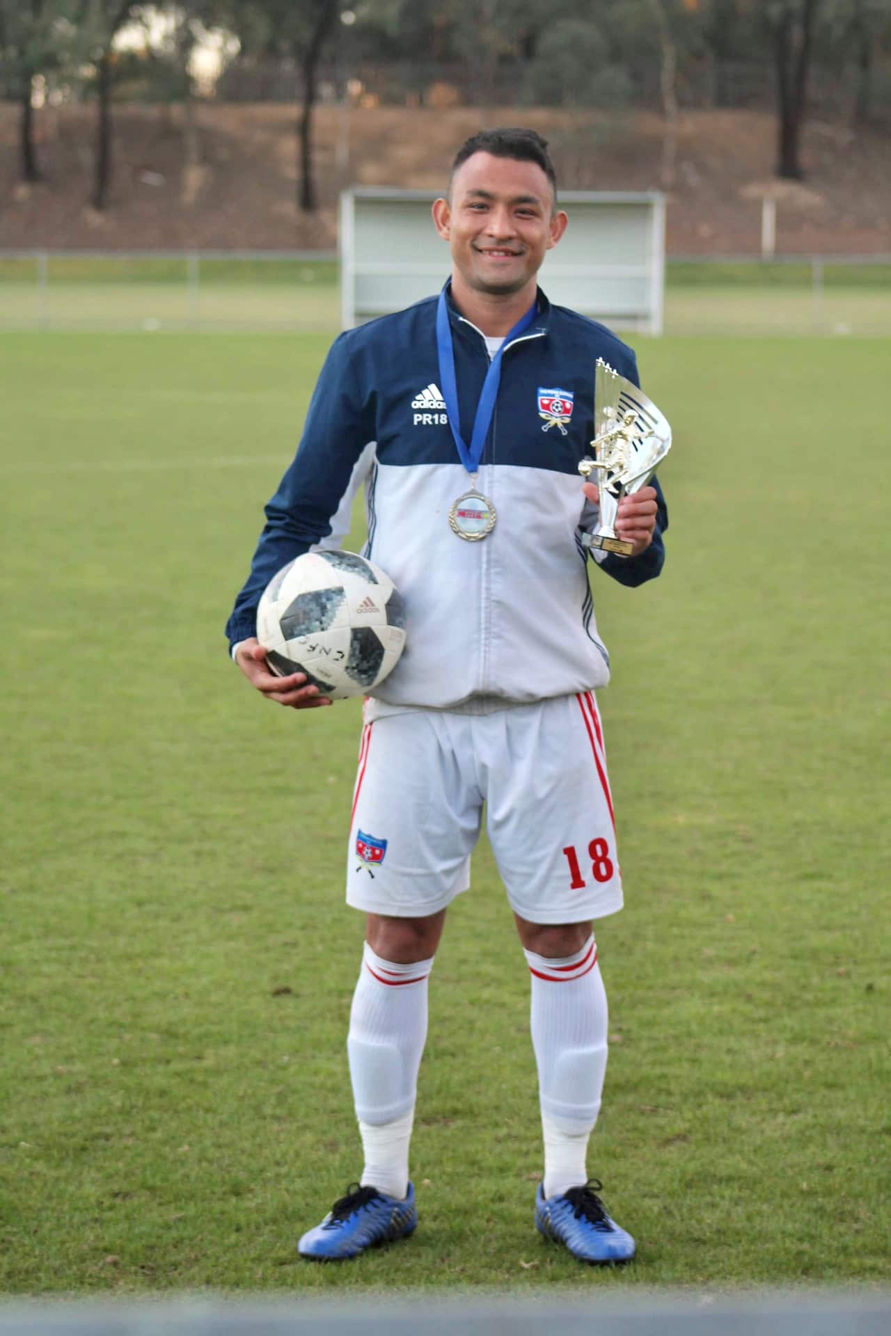 Pranish Ranjit, Captain of The Rising Gurkhas football club in Sydney