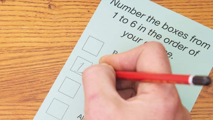 Ballot paper