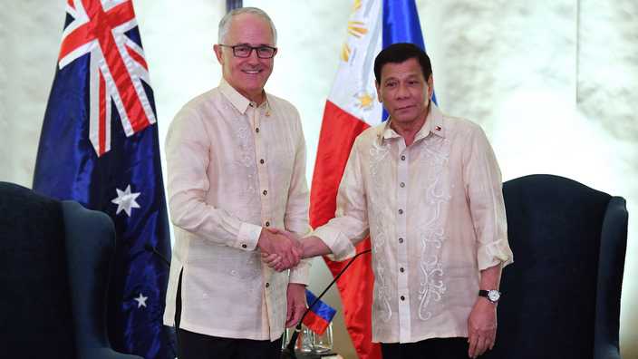Malcolm Turnbull and Rodrigo Duterte