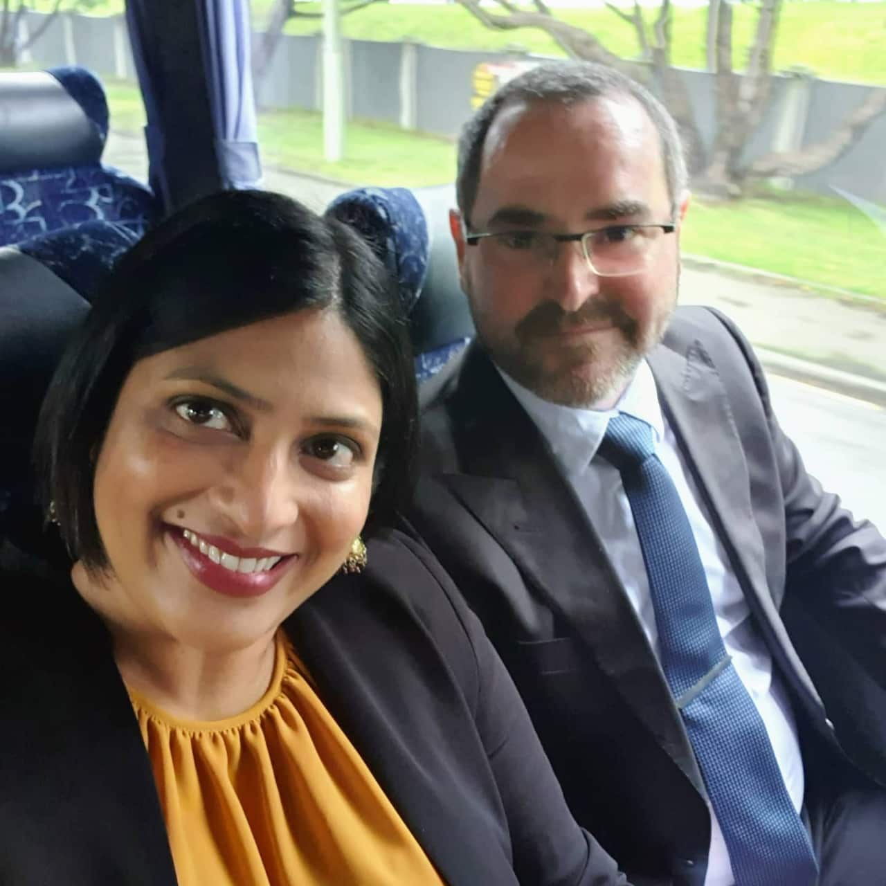 Priyanca Radhakrishnan (left)