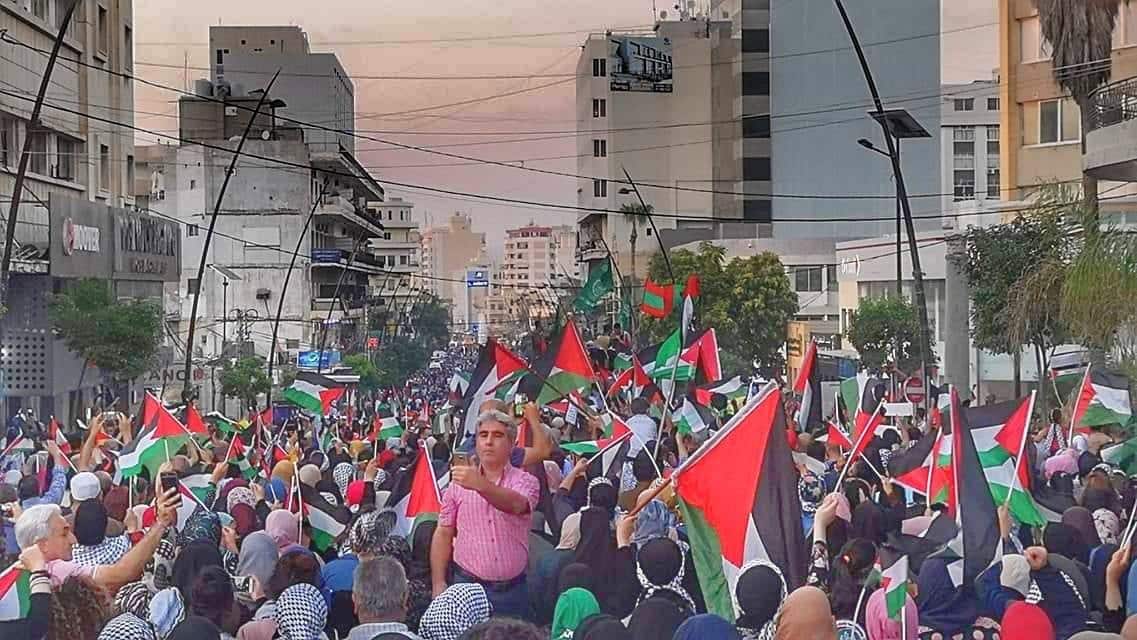Lebanon Palestinians Protest Employment