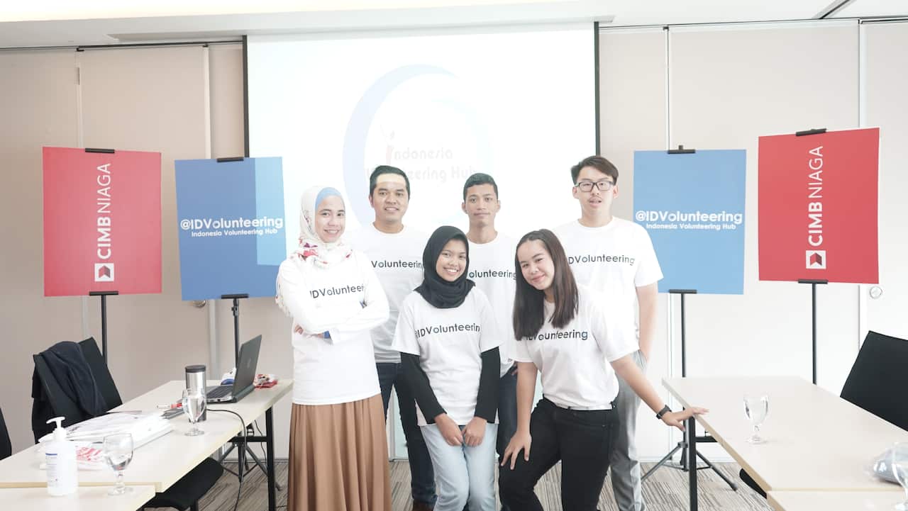 Indonesian Volunteering Hub in Jakarta.