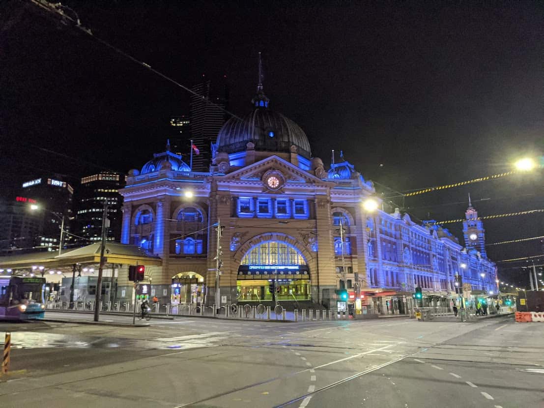 Flinders station, la stazione centrale di Melbourne