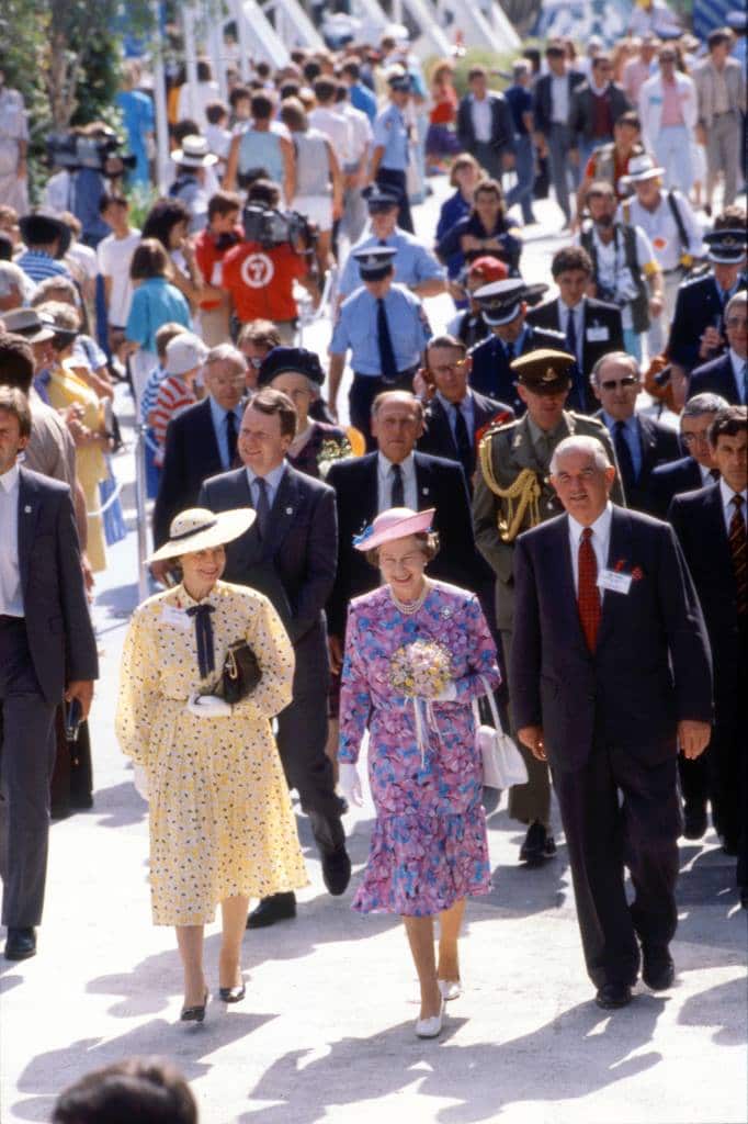Queen Elizabeth bei der EXPO 1988