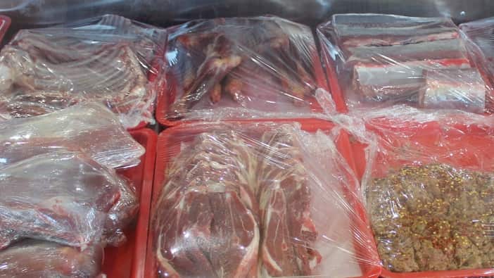 Packed meat