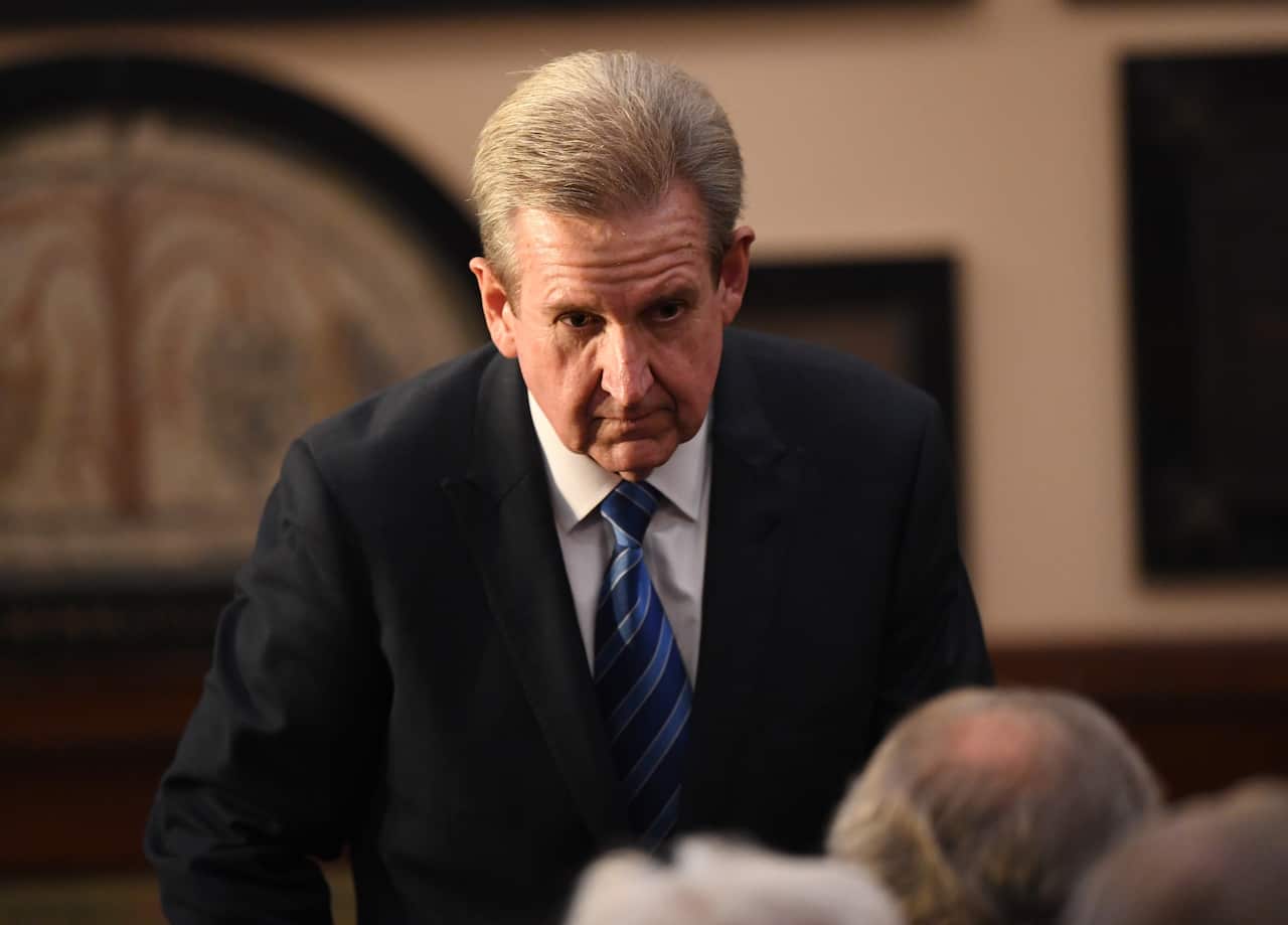 Former Liberal premier Barry O'Farrell resigned in 2014