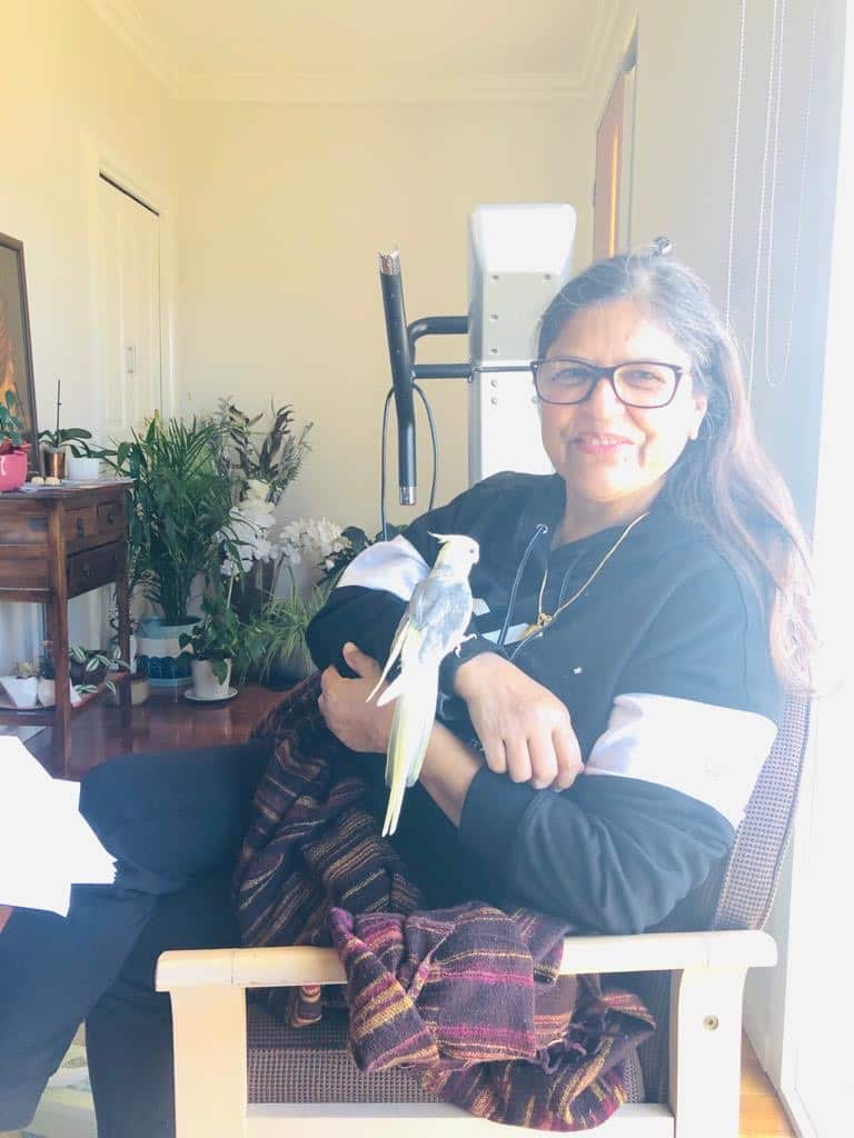 Ravinder Kaur with Benu