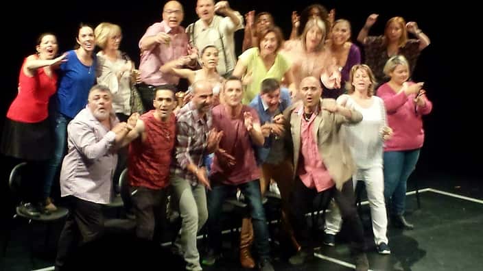 Scene from ΠΕΡΣΠΕΚΤΙΒ play