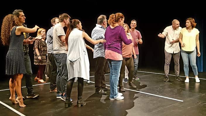 Scene from ΠΕΡΣΠΕΚΤΙΒ play