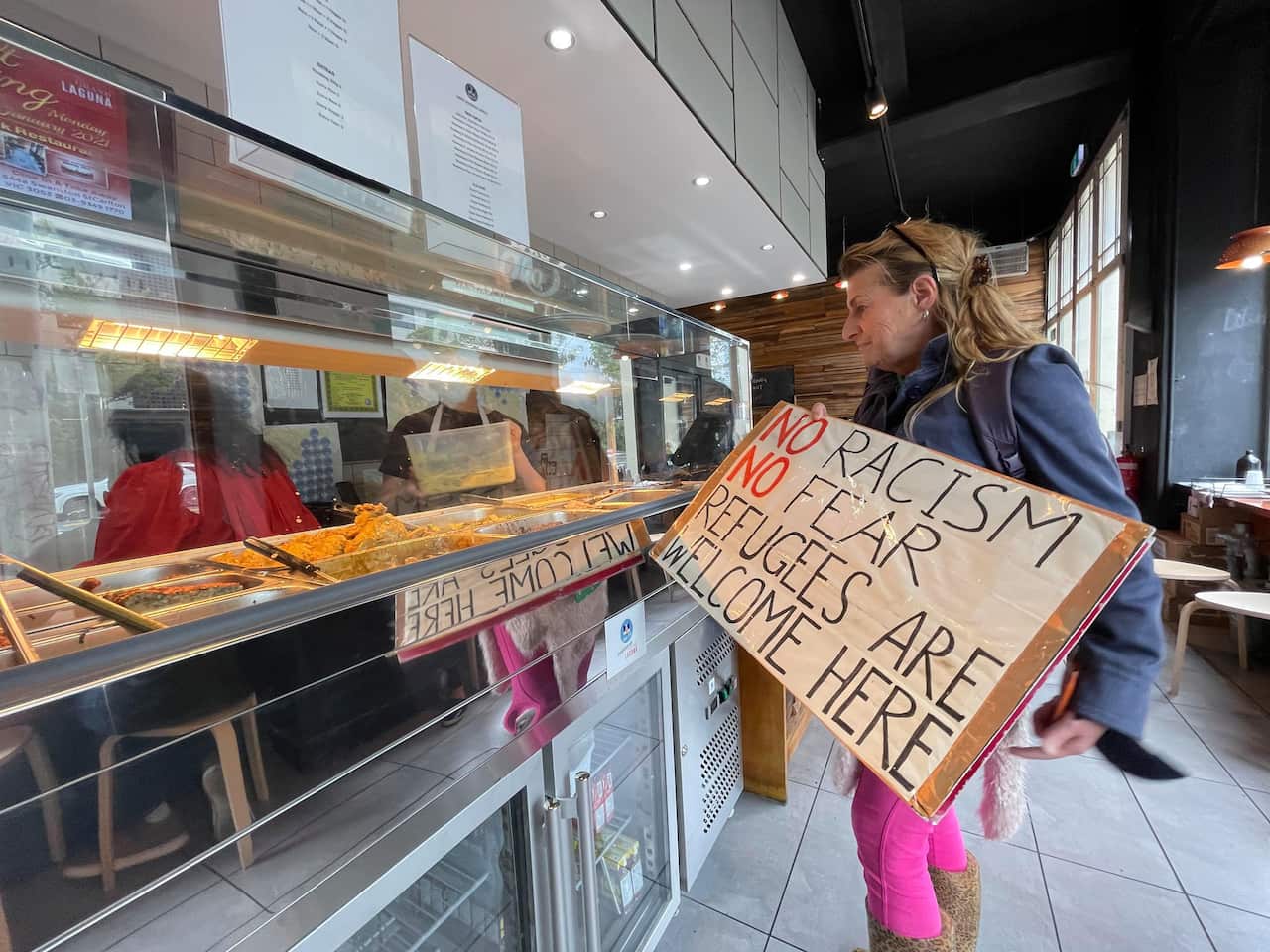 Refugees are welcome here