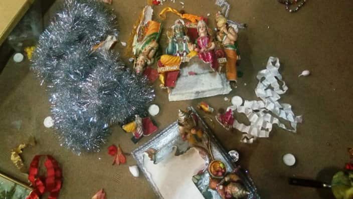 Regents Park Bhartiya temple destroyed