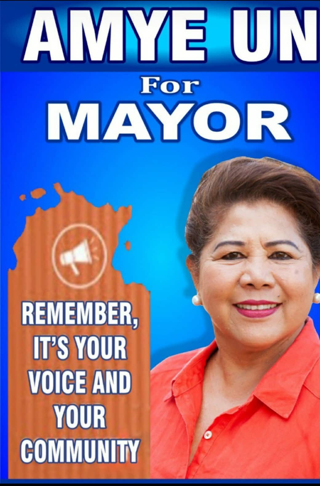 Amye Un campaign for Darwin's Lord Mayor 2021