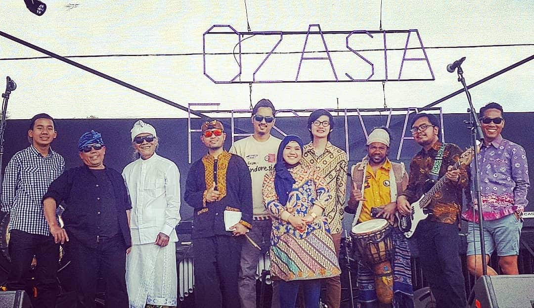 The Rhythmnesia collective appearing at OzAsia 2018.