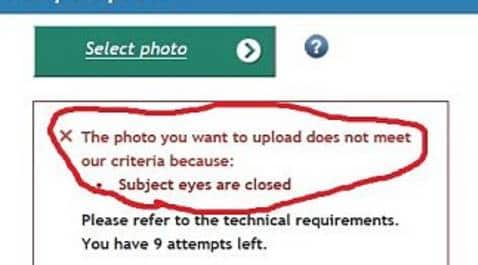 subject eyes are closed