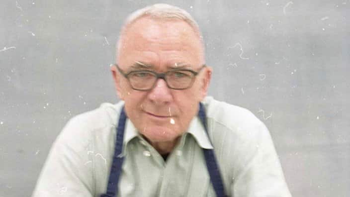 A rare self-portrait of Richter from 2009. 