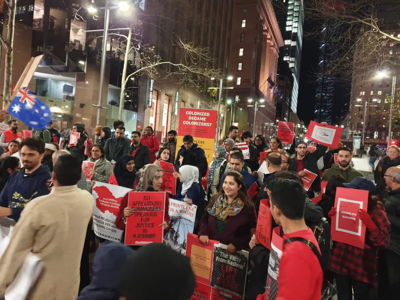 BBC reports thousands of people took to the streets in Srinagar after Friday prayers, in the largest demonstration since a lockdown was imposed in Indian-administered Kashmir.