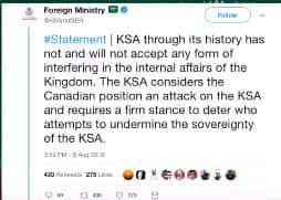 Saudi Tweet