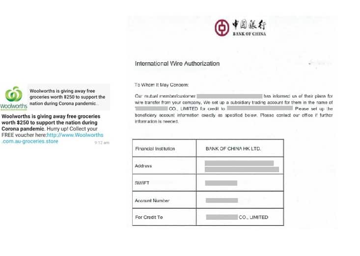 coronavirus scam
