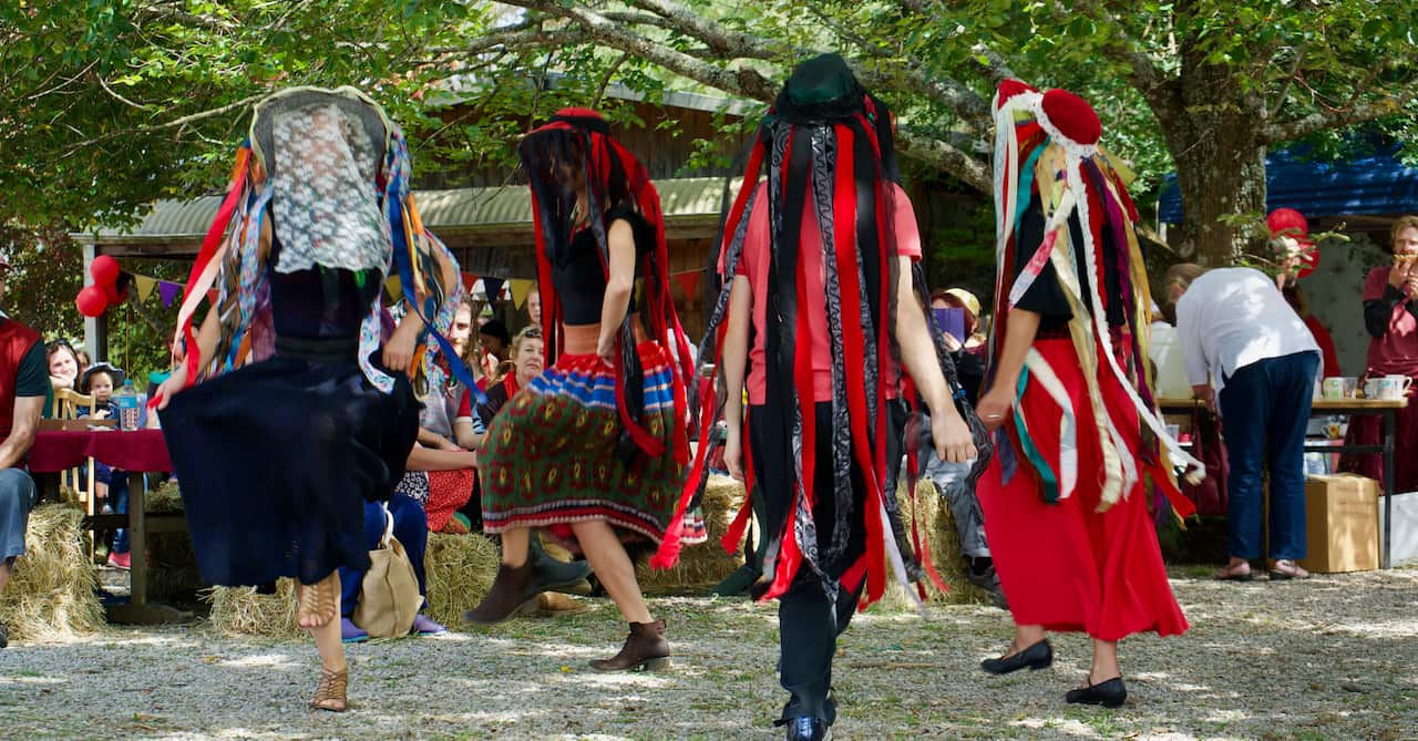 Spettacolo della Melbourne School of Tarantella nel 2014