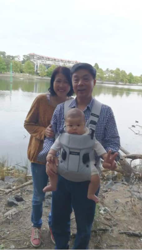 Rong Cai and Xinping Zhang are looking forward to being reunited with grandson Ivan.