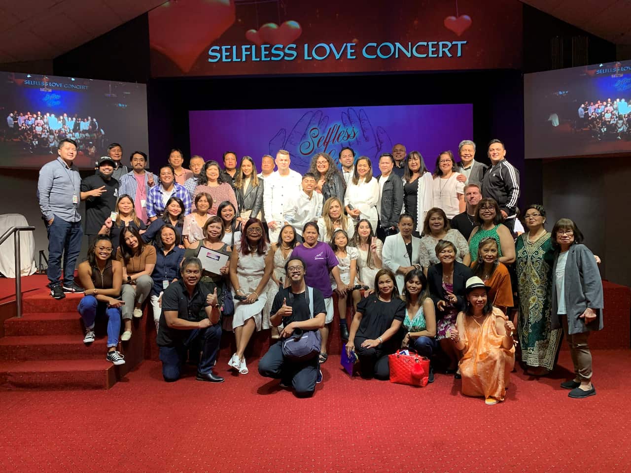 concert for a cause for a blind filipina