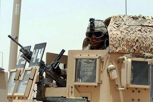 The USA sent troops to Iraq