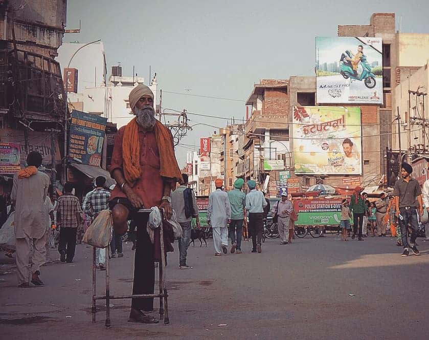 A Sikh gentleman in Amritsar, photo by Arjun Bhogal