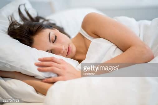 woman sleeping