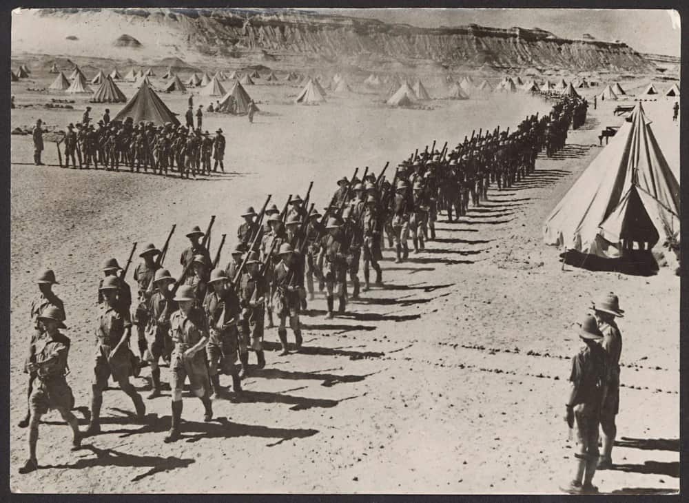 British and allied forces in North Africa