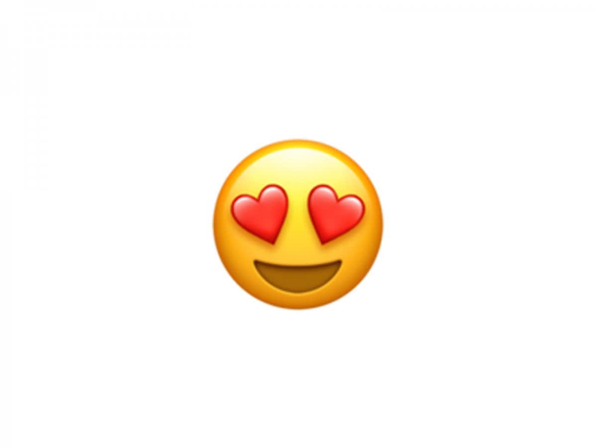 Smiling face with heart eyes