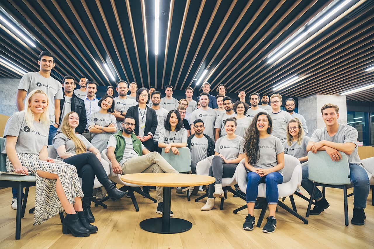 SPARK Deakin 2019 participation taking time to pose.