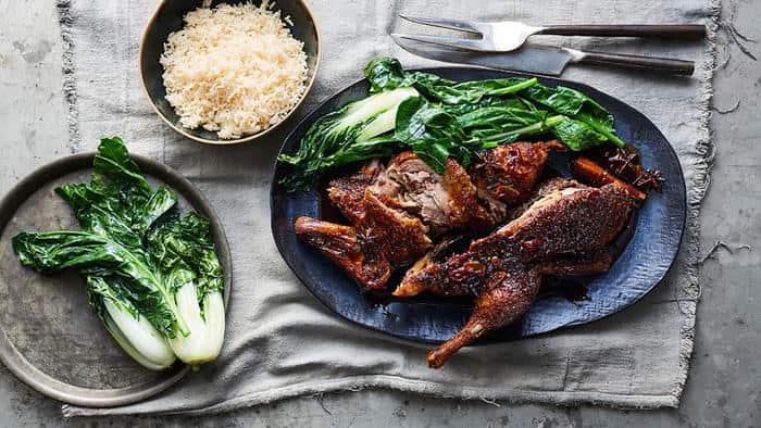 Roast duck is a popular recipe to make at home. (Brett Stevens)