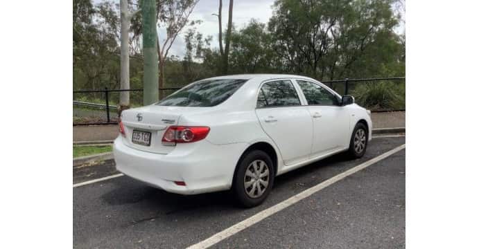 Car of the missing person in Queensland