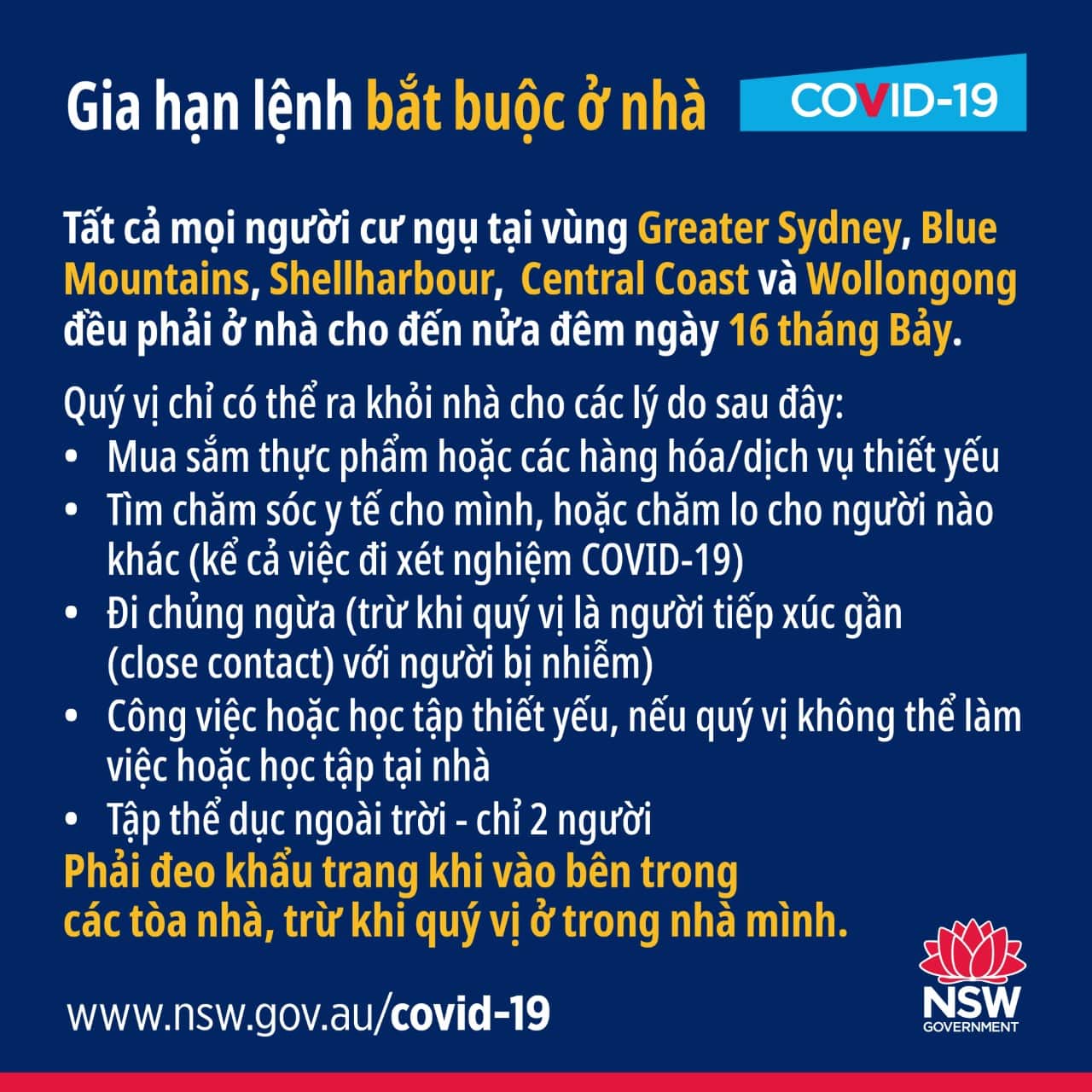 Lệnh bắt buộc ở nhà