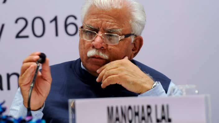 Haryana CM Manohar Lal Khattar Addresses A Press Conference In Kolkata