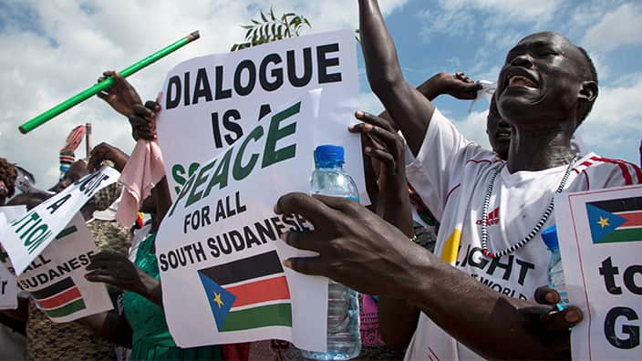 Protest in South Sudan