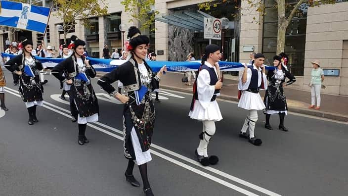Sydney Greeks celebrated the Greek National Day at Sydney Harbour. 