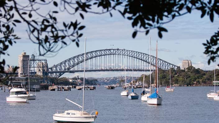 Sydney Harbour Bridge from Birchgrove Park