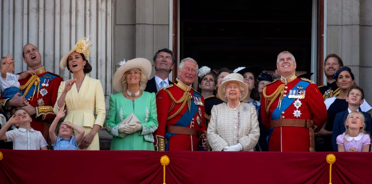 The Queen and Members of The Royal Family attend Trooping the Colour 2019