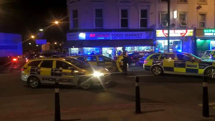 van has ploughed into pedestrians in north Londo