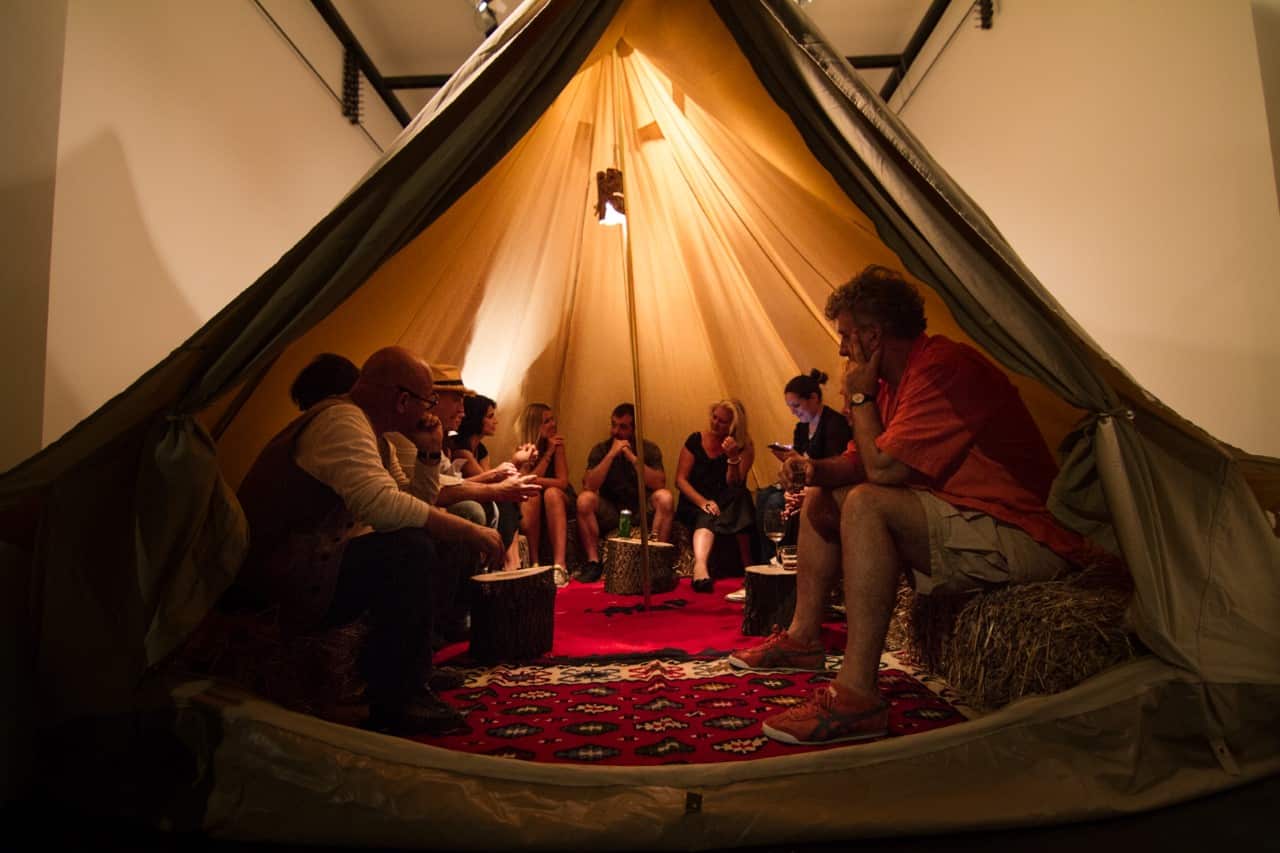 Nataša organises regular 'THINKTents' where participants share knowledge, culture and experience. Phones are banned but conversation is guaranteed.